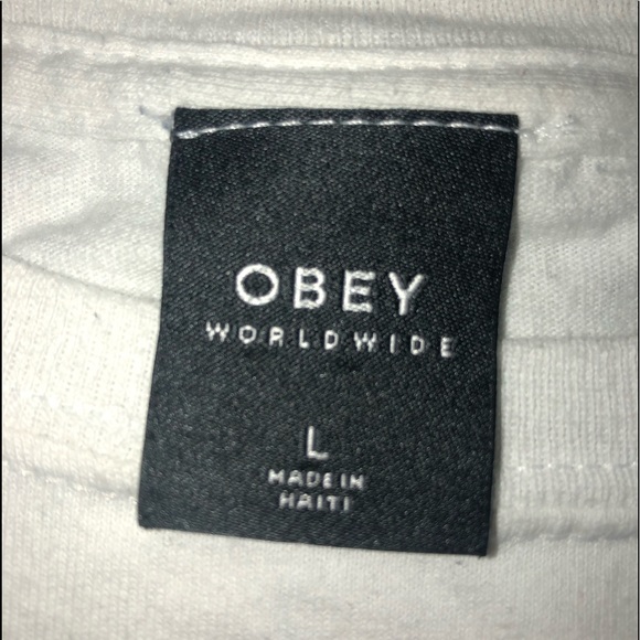 Obey Rainbow Logo T Shirt - Picture 2 of 2